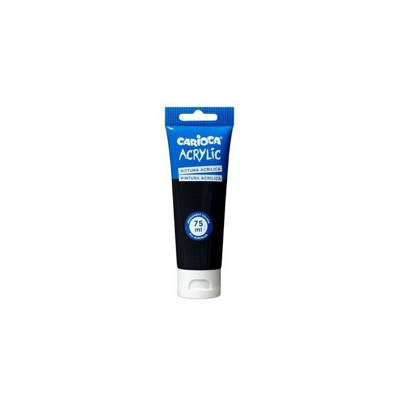 TEMPERA ACRILICA CARIOCA 75ml NERO
