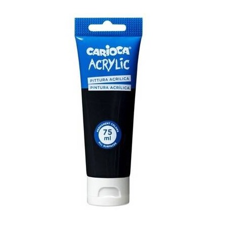 TEMPERA ACRILICA CARIOCA 75ml NERO