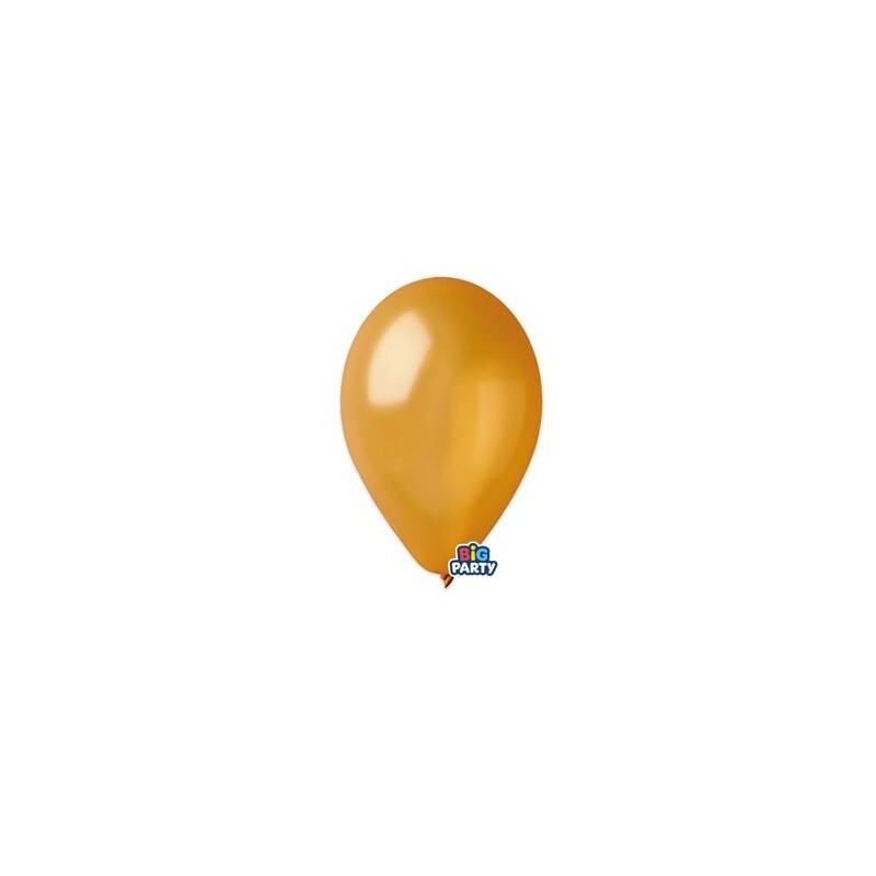 PALLONCINI LATTICE 10 26cm ORO METAL 12pz