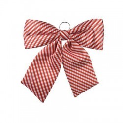 FIOCCO A RIGHE BIANCO/ROSSE 48x52cm