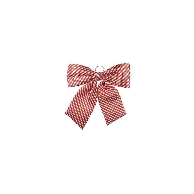 FIOCCO A RIGHE BIANCO/ROSSE 48x52cm