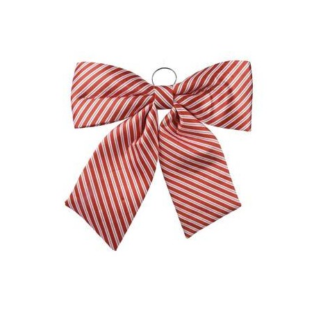 FIOCCO A RIGHE BIANCO/ROSSE 48x52cm