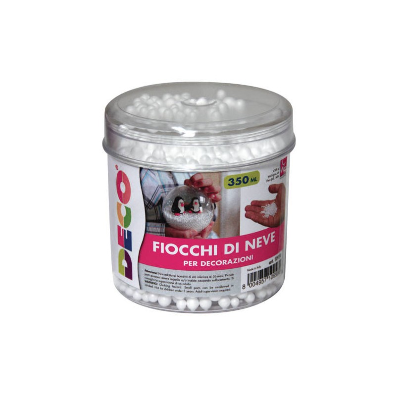 NEVE IN POLISTIROLO BARATTOLO 350ml