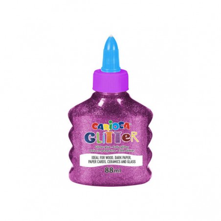 CARIOCA GLITTER GLUE SPARK 88ml MAGENTA
