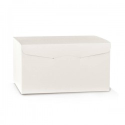 SCATOLA SEGRETO 4 BOTTIGLIE 32,5x17,5x18cm FIBRA BIANCO