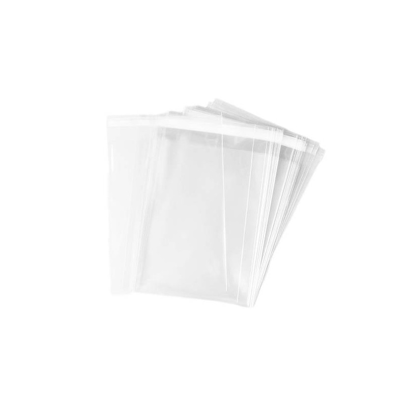 BUSTE CRYSTAL TRASP. C/PAT. 10x20+2,5cm 50PZ