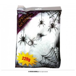 RAGNATELA BIANCA CON RAGNI 228gr