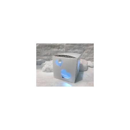 SCATOLA CUORI E LED 10x10x10 GC-0034 5pz