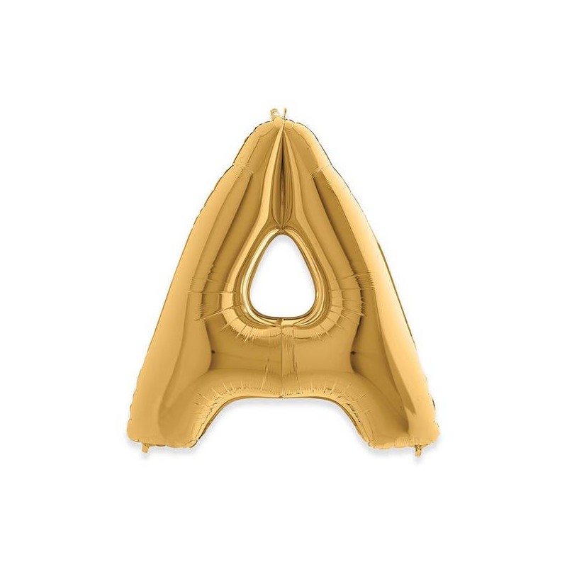PALLONE MYLAR LETTERA A 102cm 40 GOLD