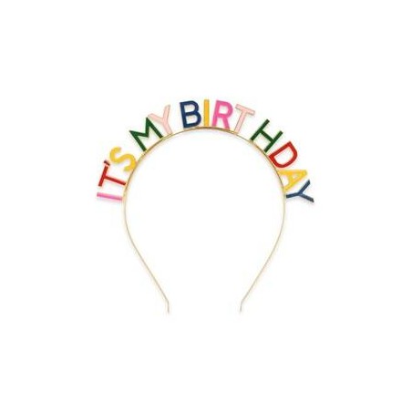 CERCHIETTO IT'S MY BIRTHDAY MULTICOLORE