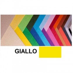 CARTONCINO BRISTOL 50x70cm 200gr GIALLO FABRIANO