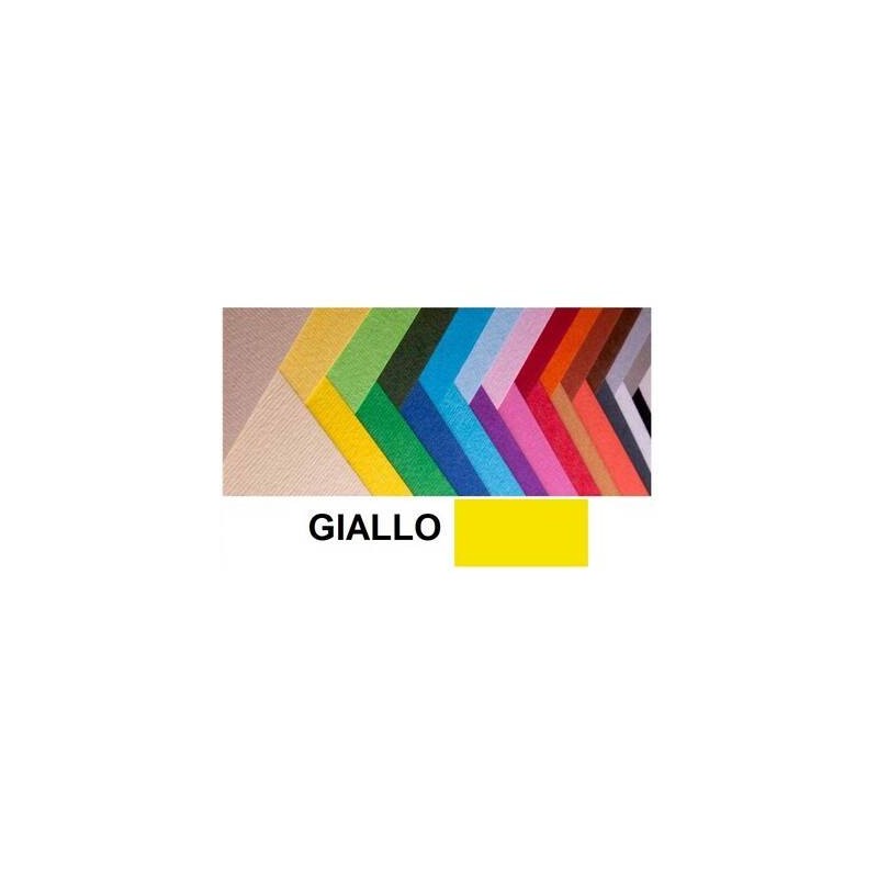 CARTONCINO BRISTOL 50x70cm 200gr GIALLO FABRIANO