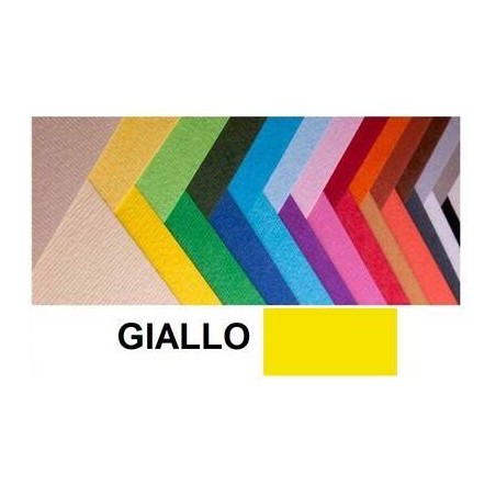 CARTONCINO BRISTOL 50x70cm 200gr GIALLO FABRIANO