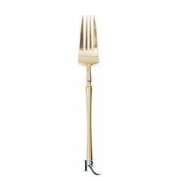 FORCHETTE RIUTILIZZABILI 20cm CLASSIC GOLD 12pz