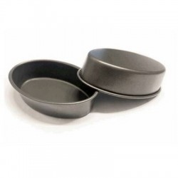 FORMINA PASTICCIOTTO LISCIA OVALE A/ADERENTE 10x6cm 6pz