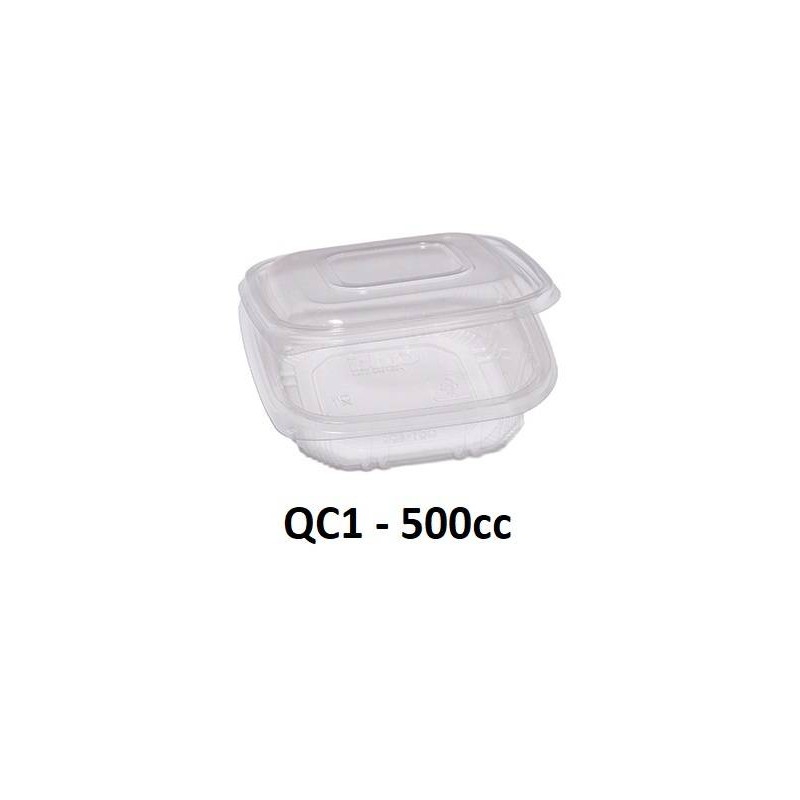 OVALINO CUKI PP 500cc 50pz QC1 155x155x37mm (130x130mm INT)