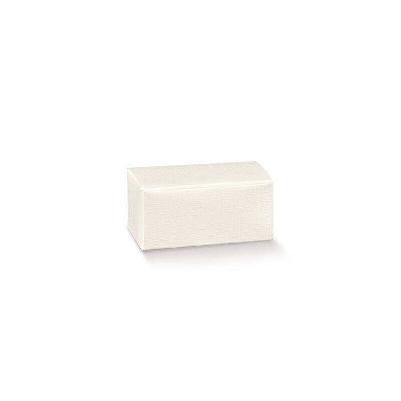 SCATOLA PIEGHEVOLE 7x4,5x3x5cm FIBRA BIANCO 10pz