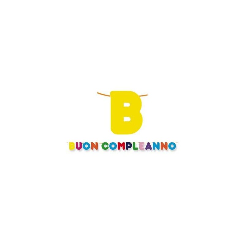 FESTONE MAXI BUON COMPLEANNO 6mt