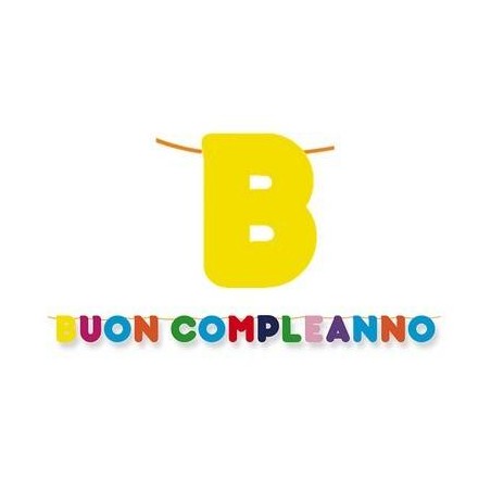 FESTONE MAXI BUON COMPLEANNO 6mt