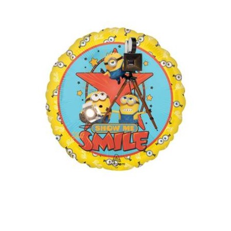 PALLONE TONDO MYLAR ø 45cm MINIONS 3