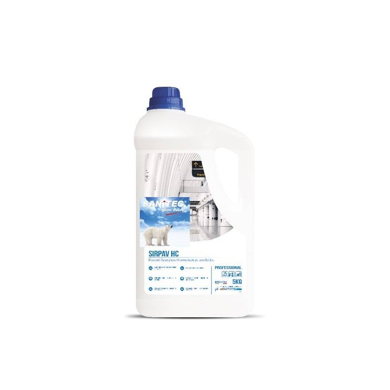 DETERGENTE SGRASSANTE PAVIMENTI SIRPAV HC 5lt SANITEC