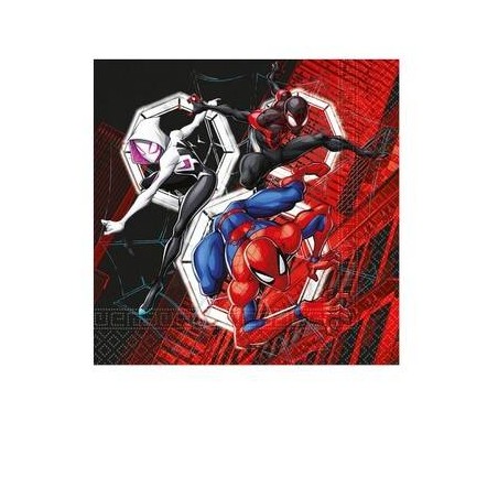 TOVAGLIOLI 33x33 SPIDERMAN WORLD OF WEBS 20pz