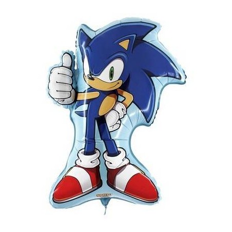 PALLONE MYLAR SUPER SHAPE SONIC 64cm