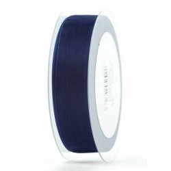 NASTRO ORGANZA mm25x50mt BLU SCURO