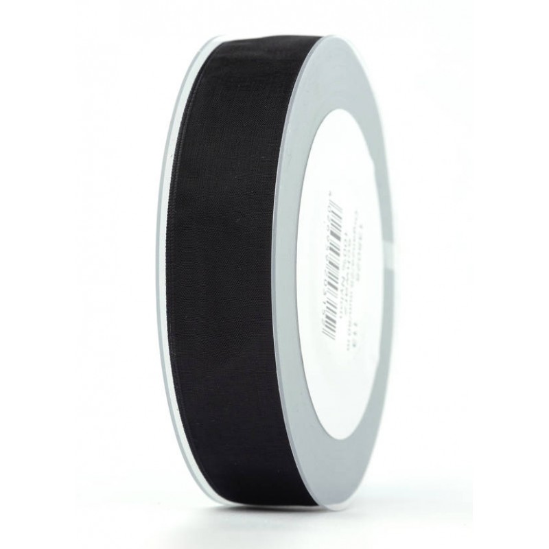 NASTRO ORGANZA mm25x50mt NERO