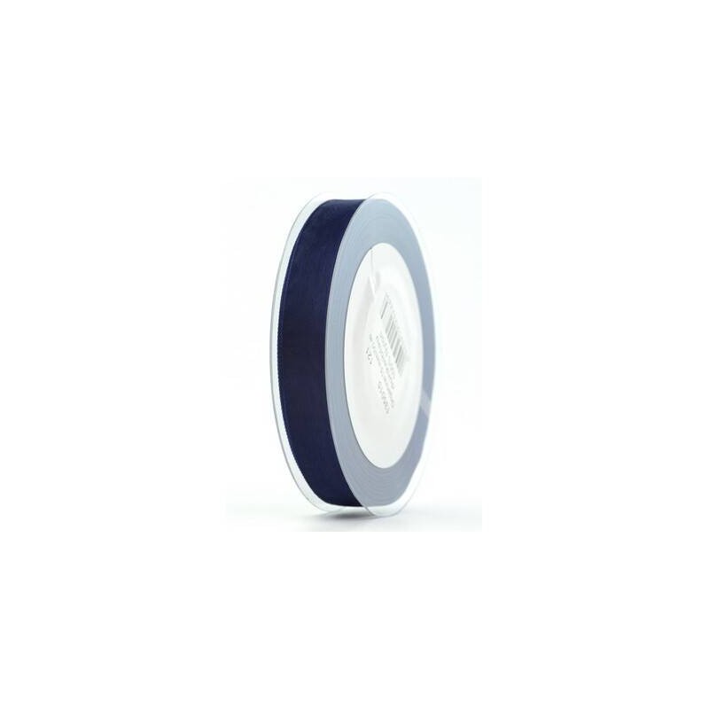 NASTRO ORGANZA mm15x50mt BLU SCURO