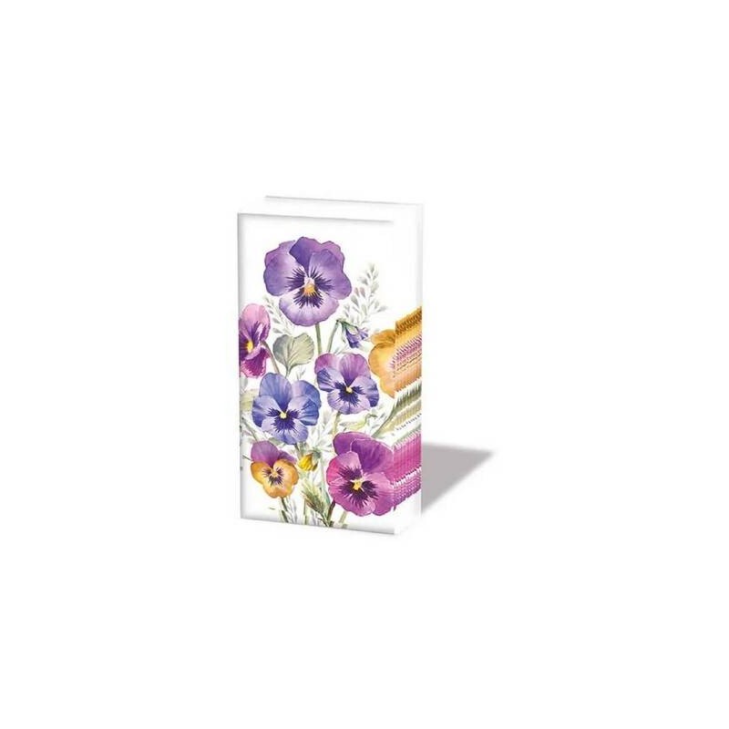 FAZZOLETTI VIOLA DEL PENSIERO 10pz