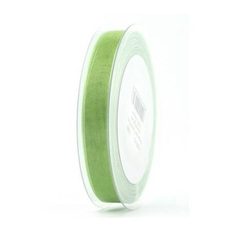 NASTRO ORGANZA mm15x50mt VERDE CANNA