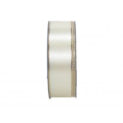 NASTRO DOUBLE BORDO ORO mm25x25mt 101-BIANCO