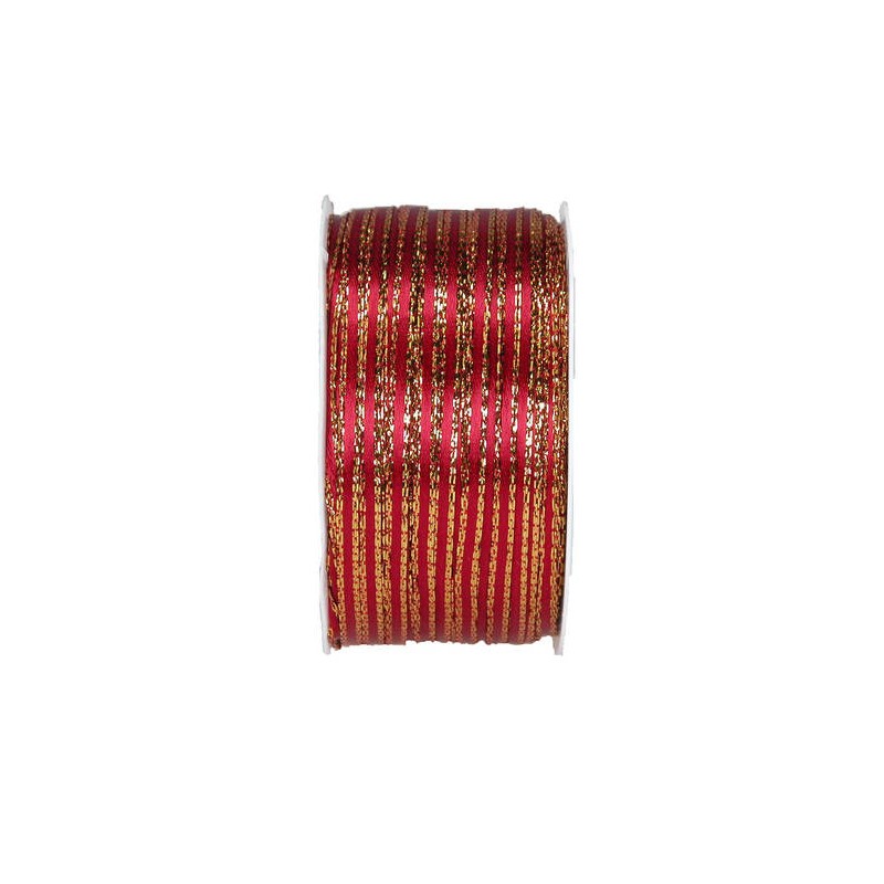 NASTRO DOUBLE BORDO ORO mm3x50mt 124-BORDEAUX