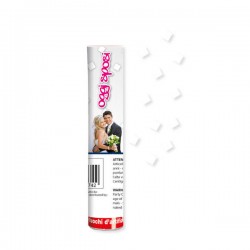 POPPER SPARA MINI CORIANDOLI BIANCHI 21cm