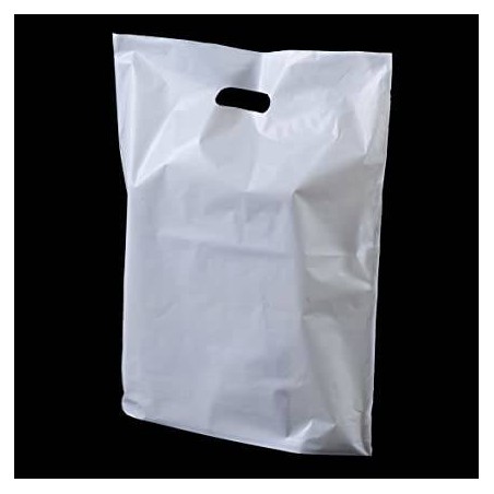 SHOPPER FAGIOLO PE/HD 60my 35+5+5x50cm BIANCO 5kg (lg.N°28 24/03/12) **TASSA CONAI 0,718/KG INCLUSA**