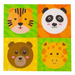 TOVAGLIOLI 33x33 ZOO PARTY 16pz