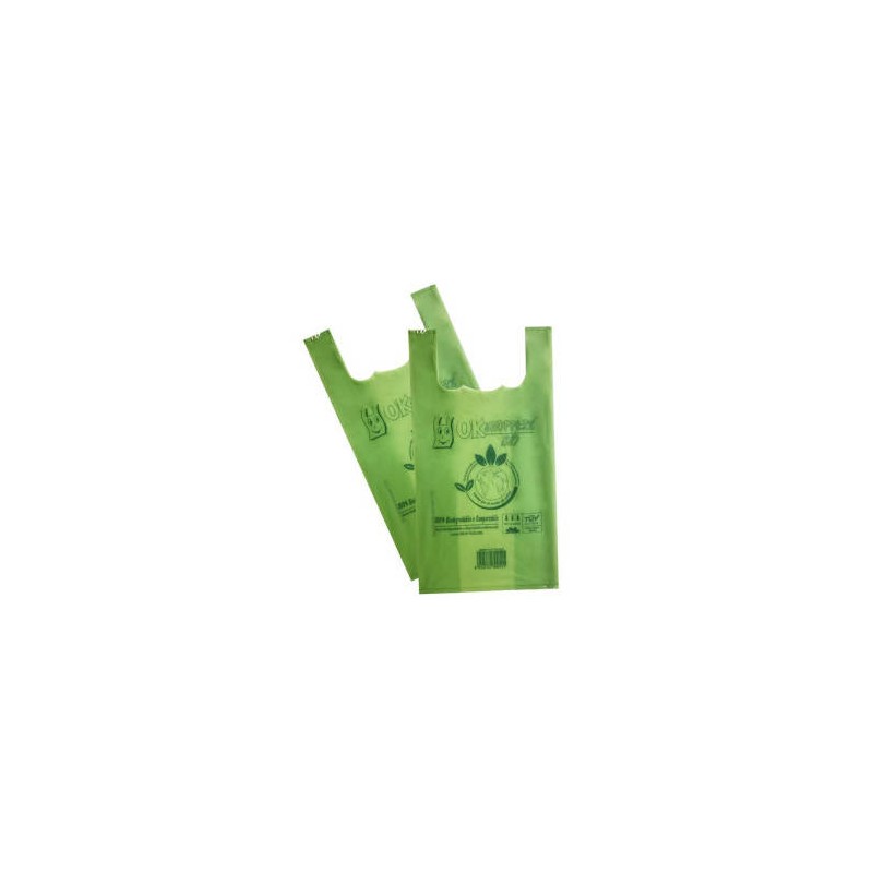 SHOPPER MINI BIO COMPOST VERDINO 23x45cm 1 KILO