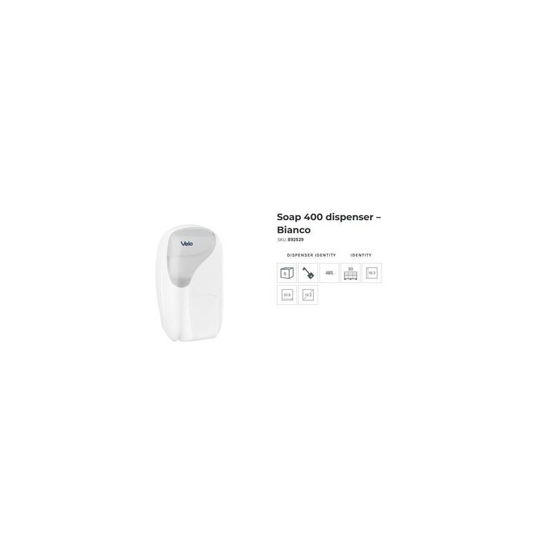 DISPENSER IDENTITY SAPONE 400ml ART.892529 VELO