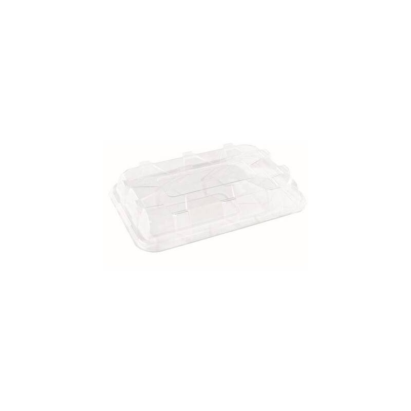 COPERCHIO MEDIO PET RETTANGOLARE 35x24xh.8 25pz