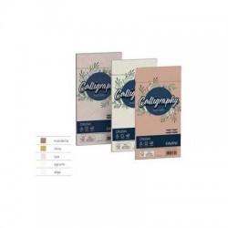 BUSTE NATURE 11x22cm 25pz 120gr MANDORLA APERTURA LATO CORTO
