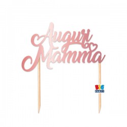 CAKE TOPPER 20x21cm AUGURI MAMMA