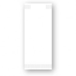 BUSTE PORTAPOSATE + TOVAGLIOLO D.V. BIANCO 100PZ