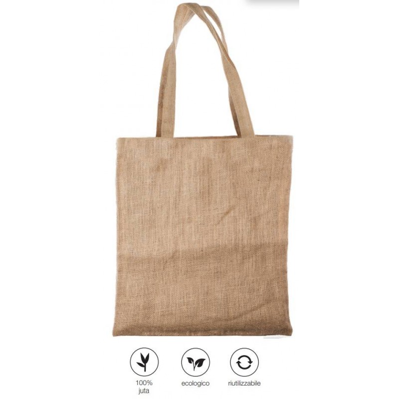 BORSA SHOPPER JUTA NATURALE 38x42cm