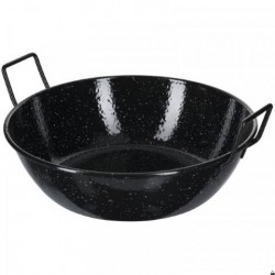 PADELLA 2 MANIGLIE SMALTATA ø28cm