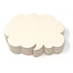 NUVOLETTA CARTONCINO AVORIO 9x6cm 50pz