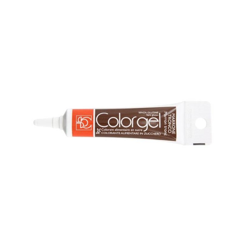 COLORANTE GEL TUBETTO 20gr MARRONE TRONCO