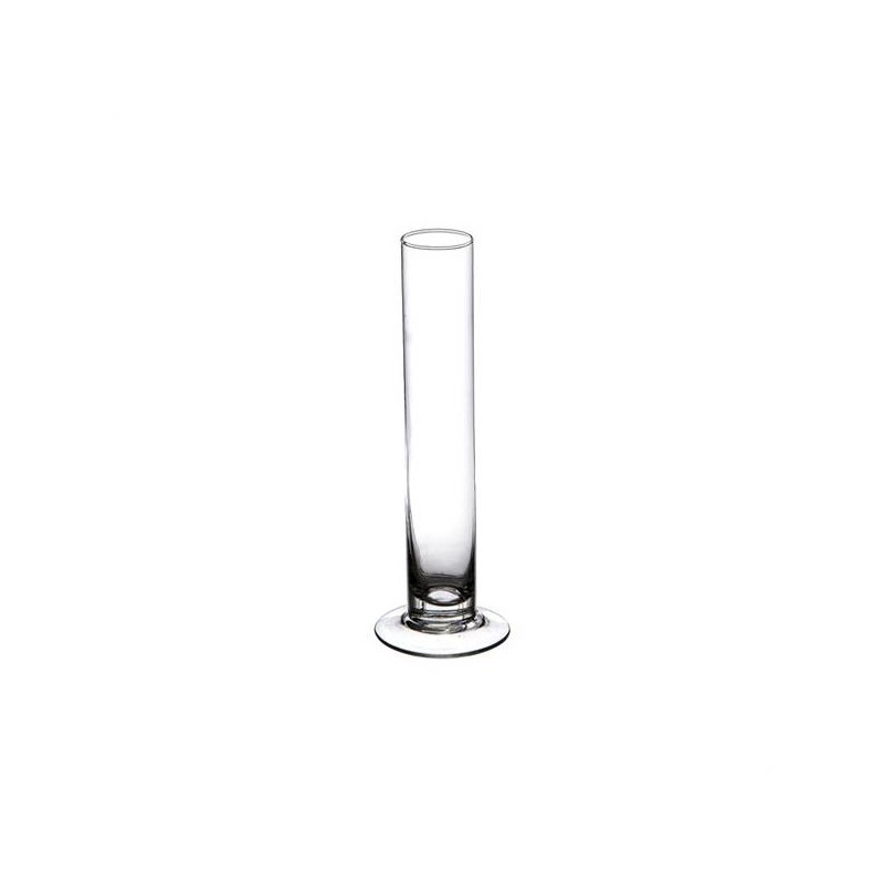 VASO MONOFIORE VETRO H.20cm ø3,5cm AL-106-17
