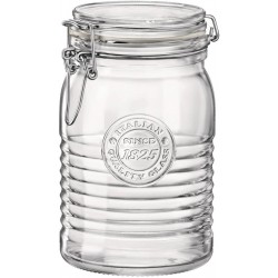 OFFICINA 1825 VASO ERMETICO VETRO 1000ml BORMIOLI ø11cm H.16,5cm