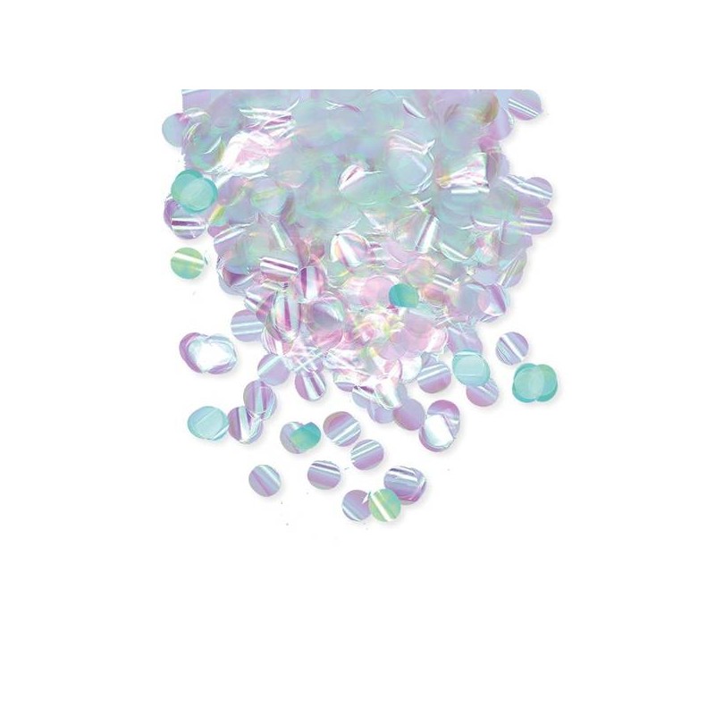 CORIANDOLI IN FOIL ø2cm 50gr IRIDESCENTI